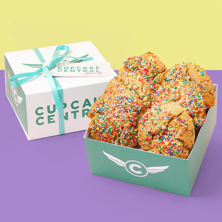 6 Birthday Cake Cookie Gift Box - Cupcake Central