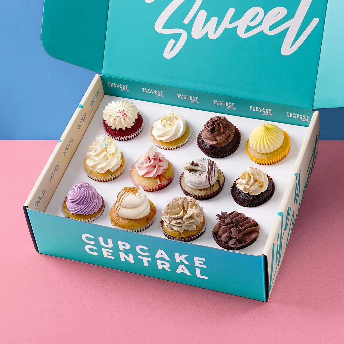 12 Assorted Cupcake Gift Box