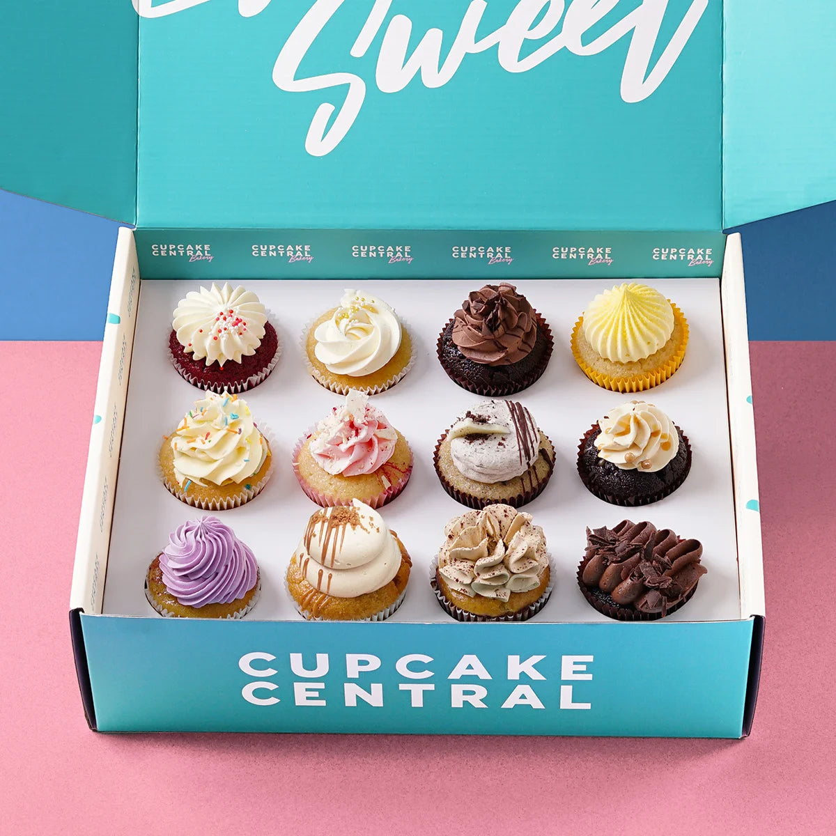 12 Assorted Cupcake Gift Box