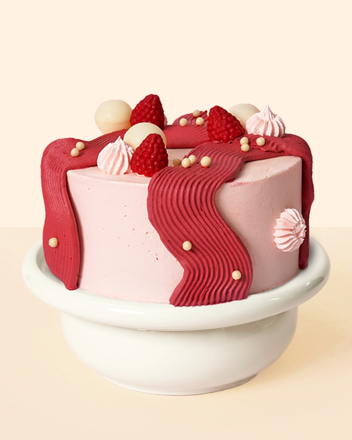 Raspberry Bliss White Chocolate Cake