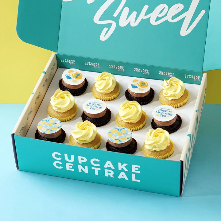 12 Australia's Biggest Morning Tea Cupcake Gift Box (VEGAN) - Cupcake Central