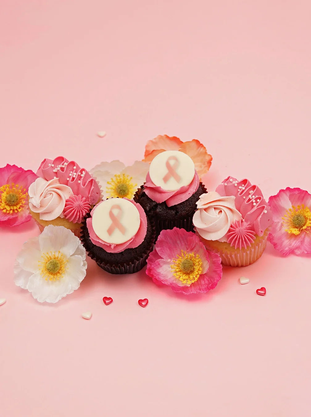 Breast Cancer Awareness 30 Mini Cupcake Gift Box -  Cupcake Central