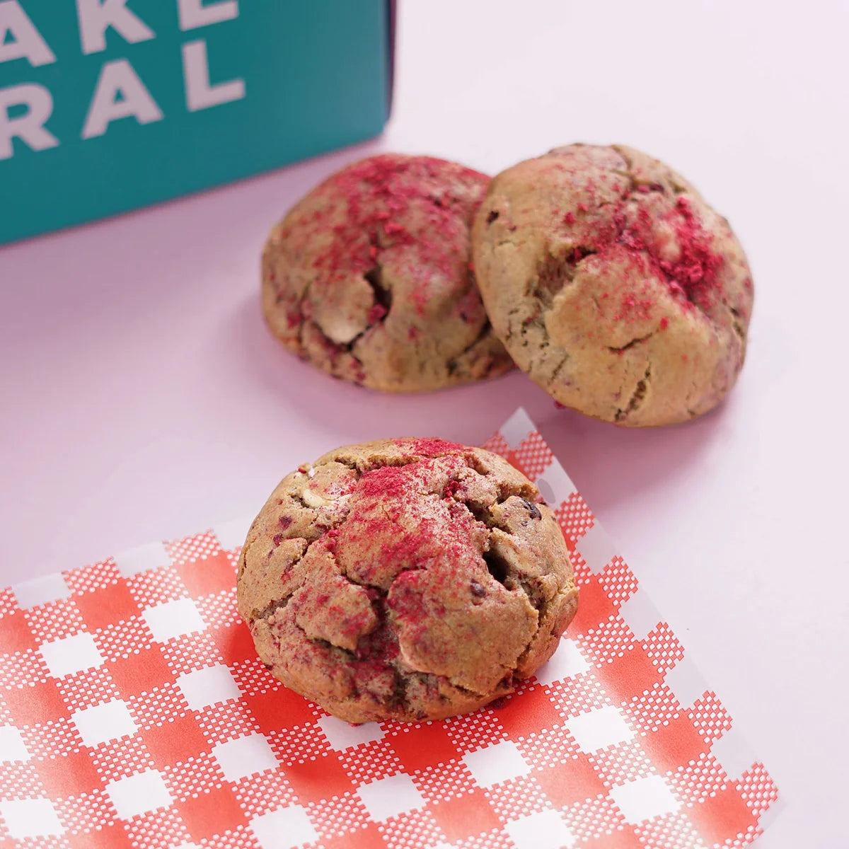 Raspberry White Chocolate Cookie