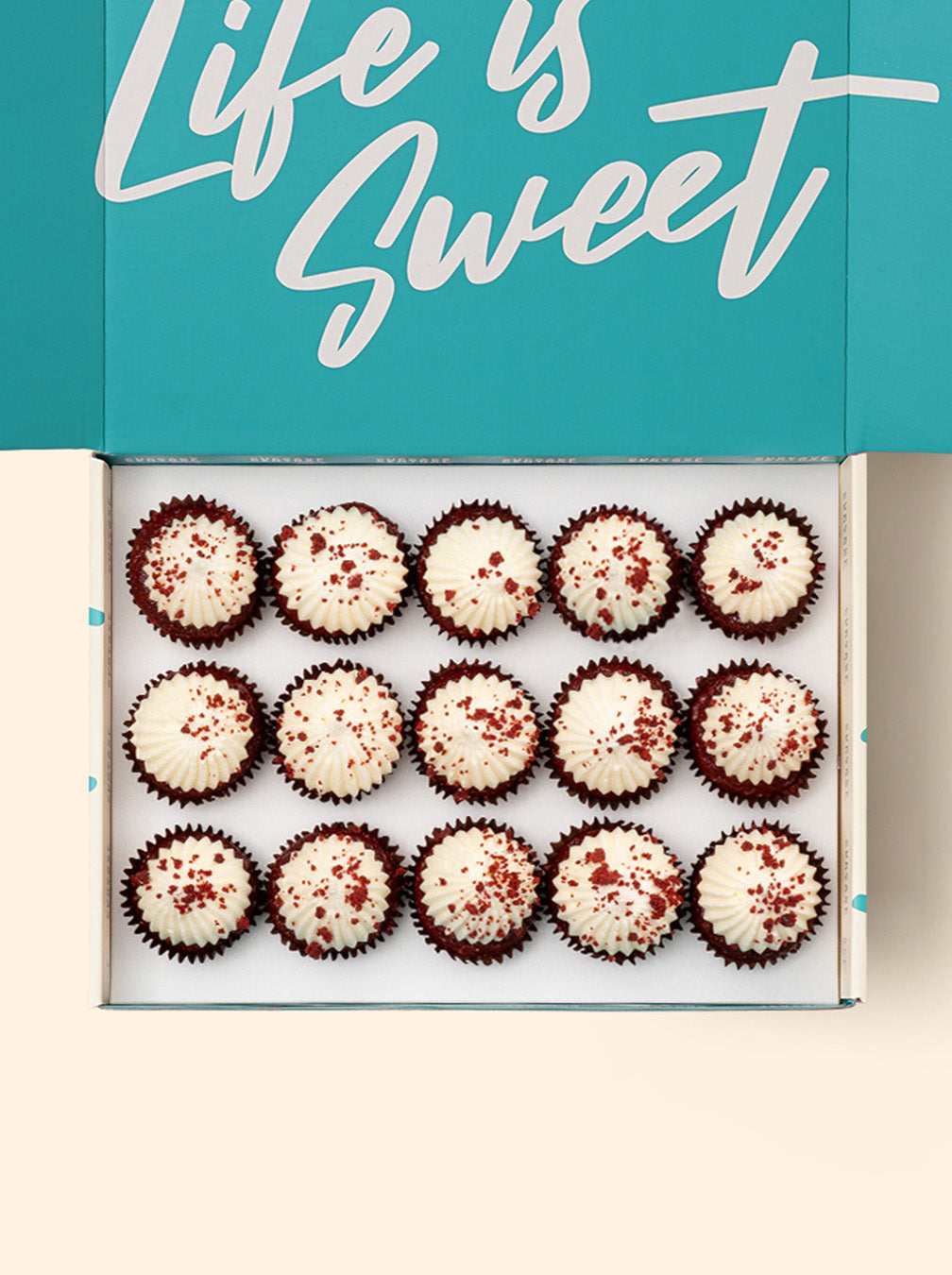15 Red Velvet Mini Cupcake Gift Box (GF)