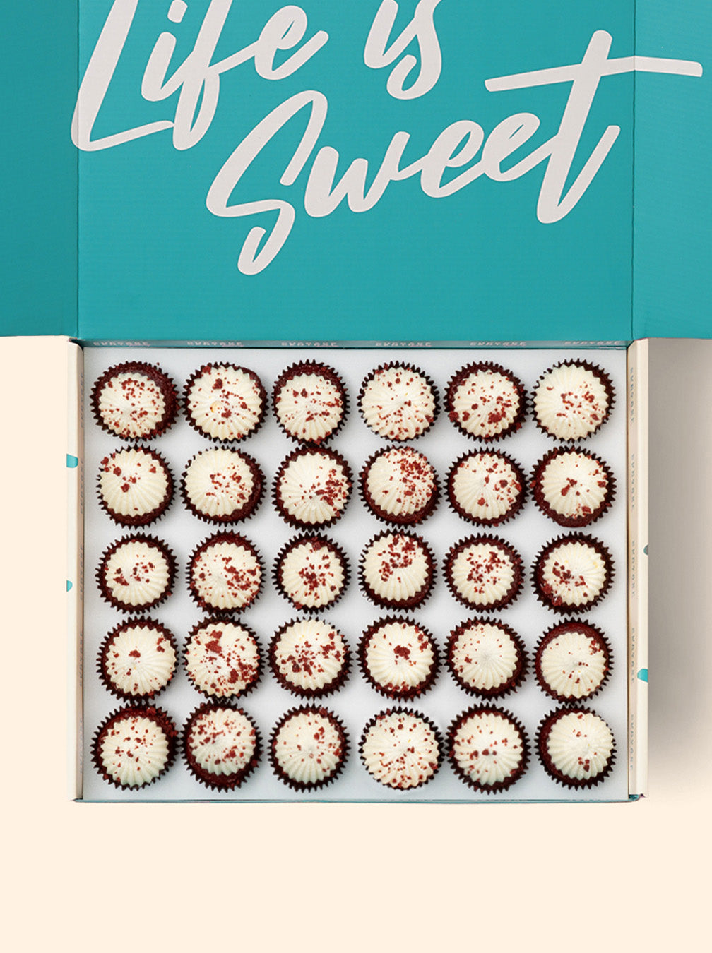 30 Red Velvet Mini Cupcake Gift Box (GF)