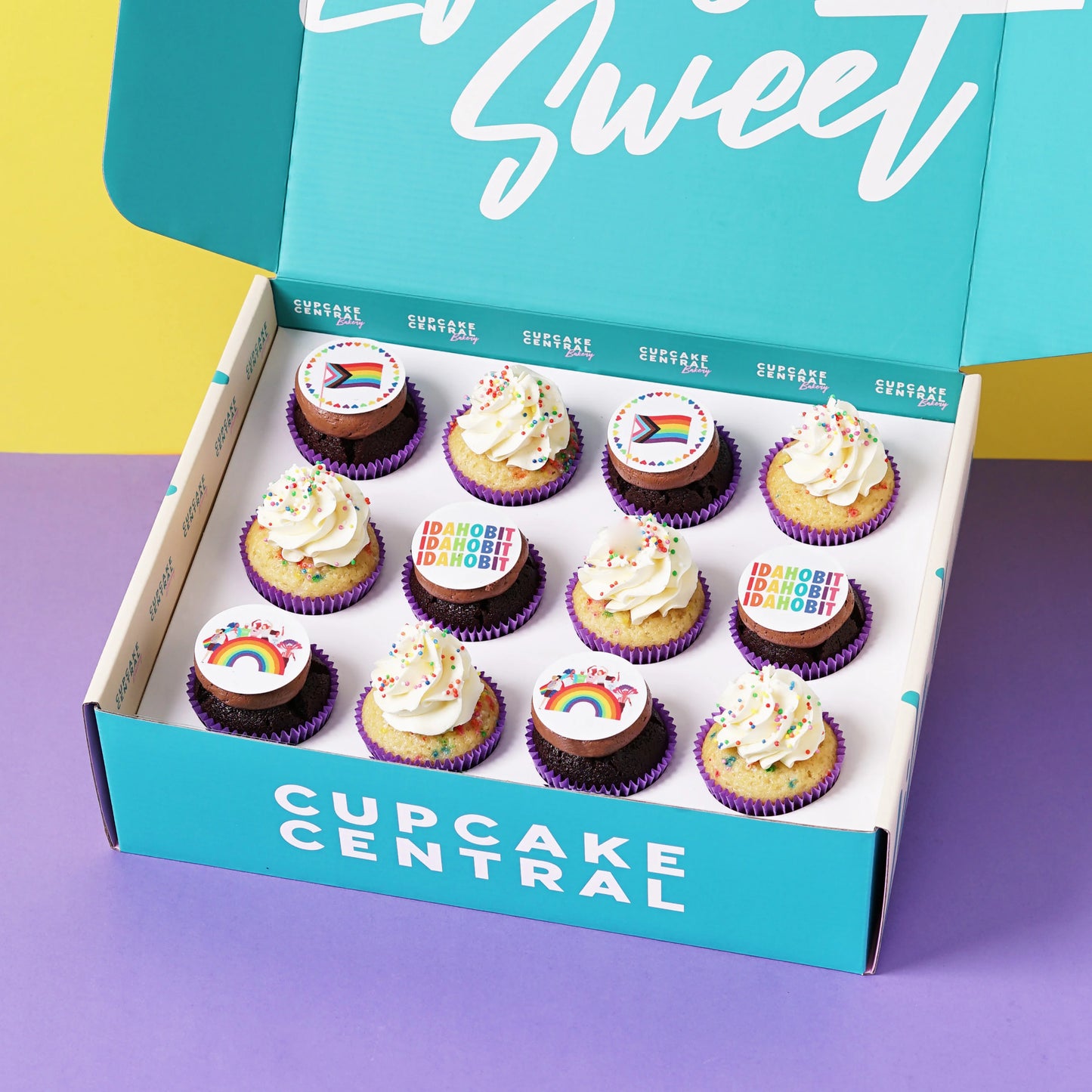 12 IDAHOBIT Cupcake Gift Box