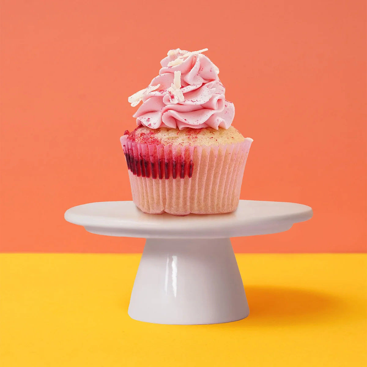 Wholesale - Cupcake Raspberry White Chocolate Single Unit - Cupcake Central