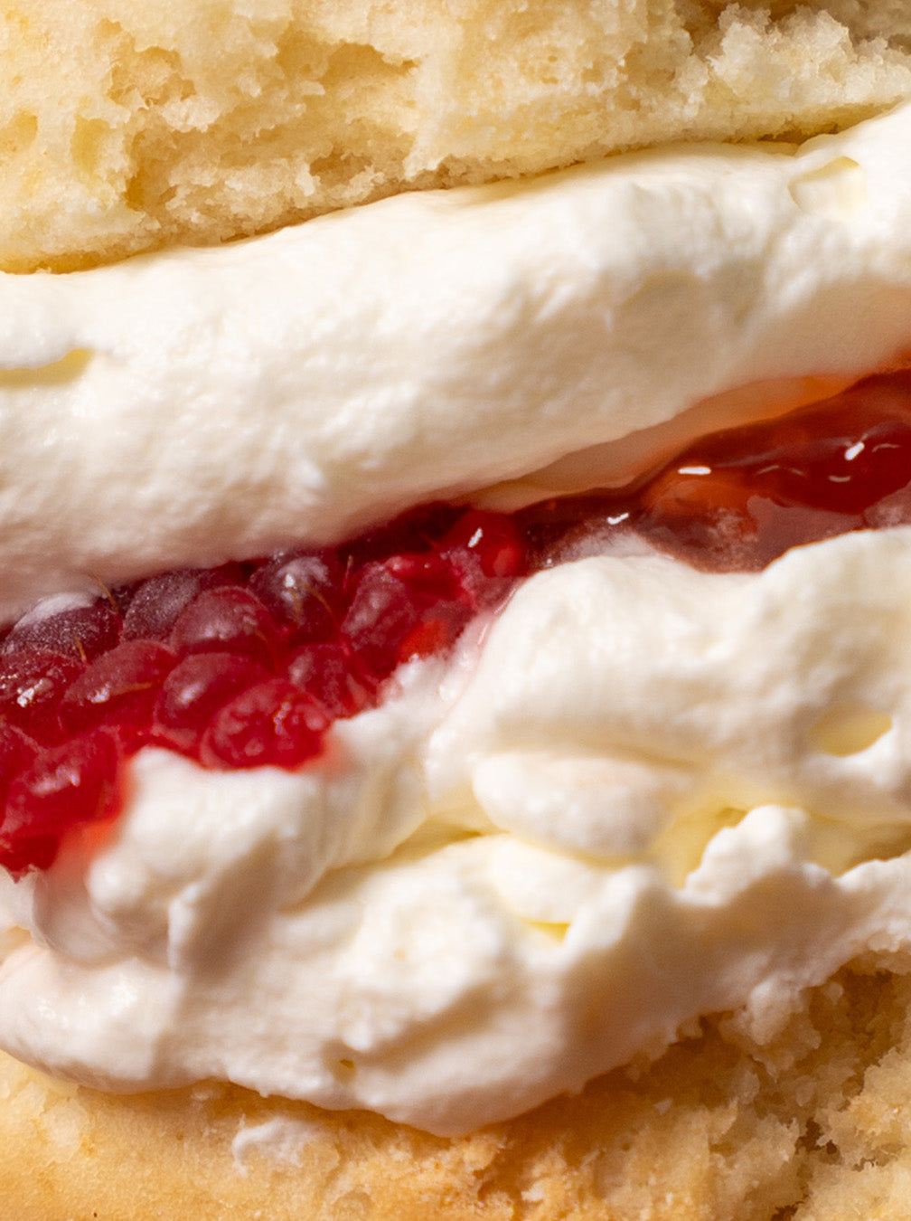 Scones for morning tea. Perfect for Corporate catering and catering meetings. Scones with sweet raspberry jam and Chantilly cream. Best scones in Melbourne.