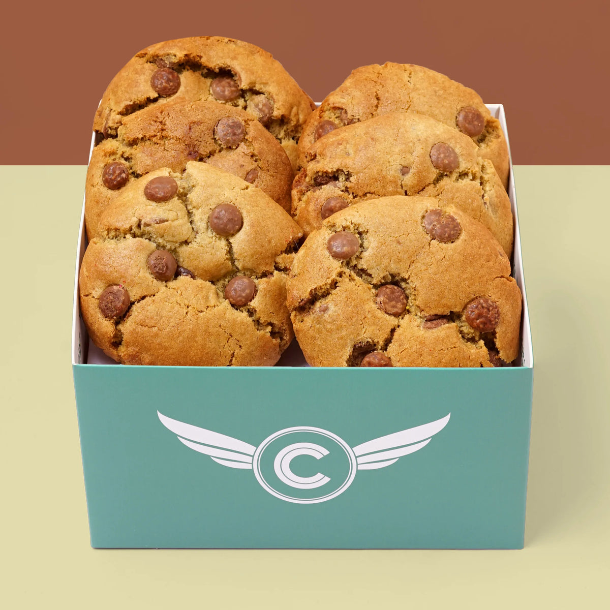 6 Chocolate Chip Cookie Gift Box -  Cupcake Central