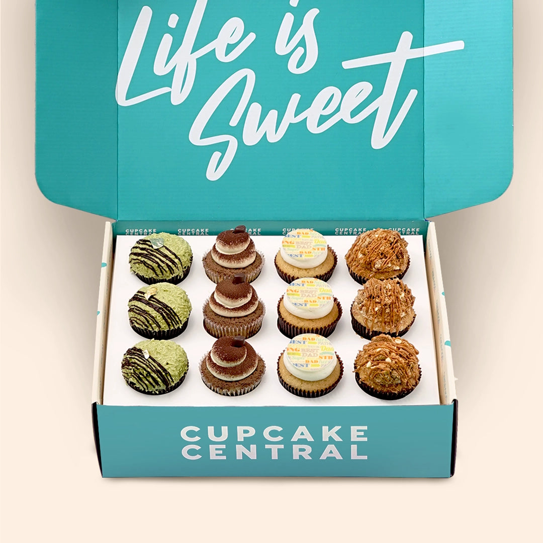 Father's Day Cupcake Gift Box