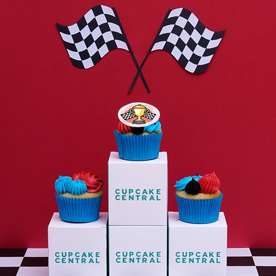 Cars Themed Cupcakes - Gift Box -  Cupcake Central