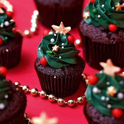 24 Christmas Mini Cupcakes Gift Box -  Cupcake Central