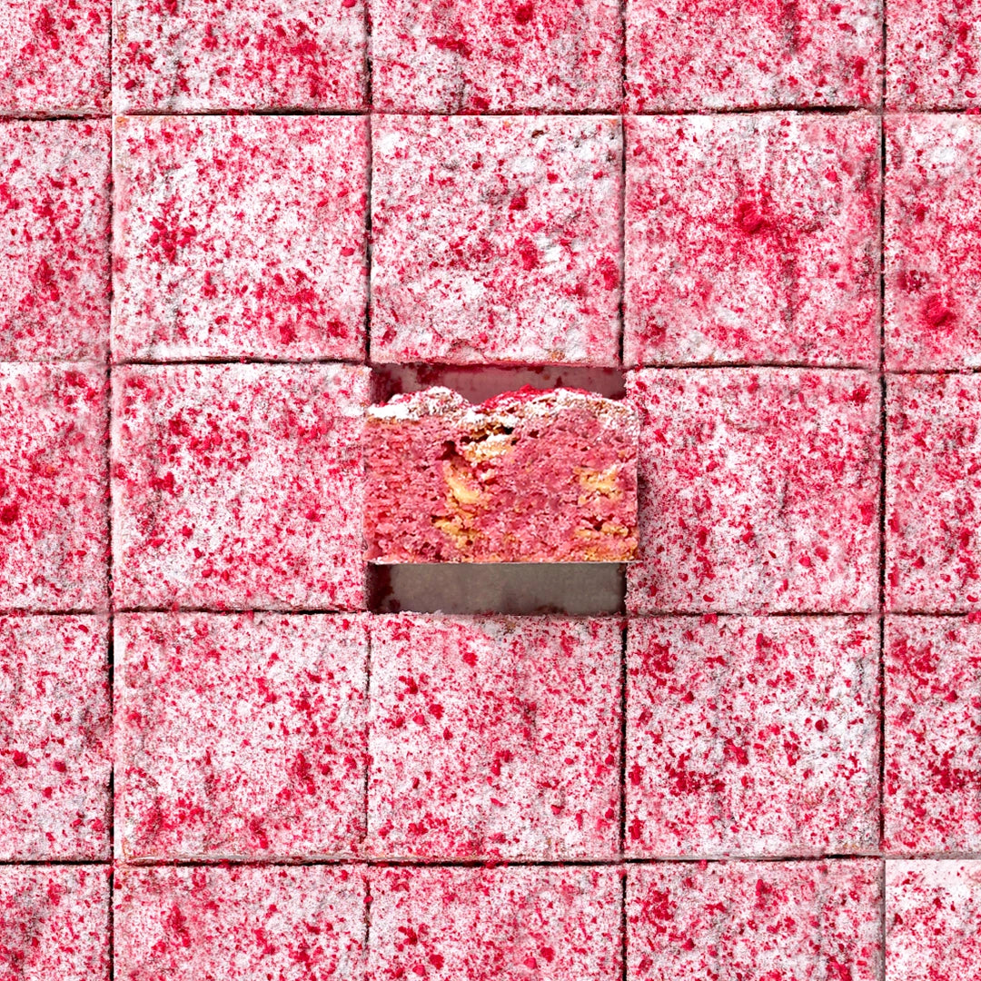 12 Raspberry White Chocolate Blondie Gift Box - Cupcake Central