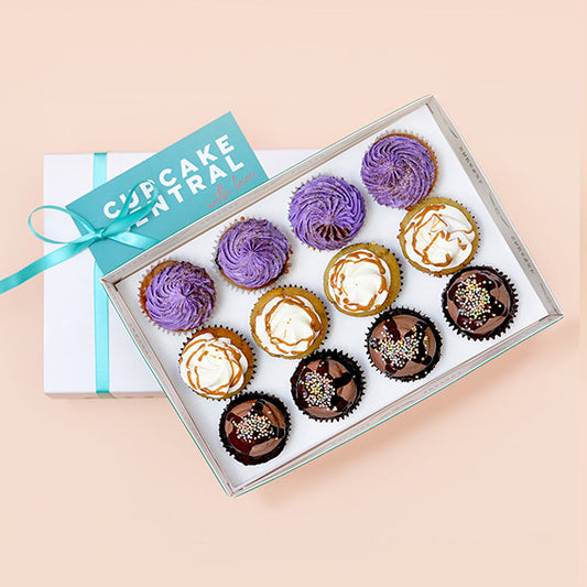 12 Assorted Mini Cupcake Gift Box (VEGAN) -  Cupcake Central
