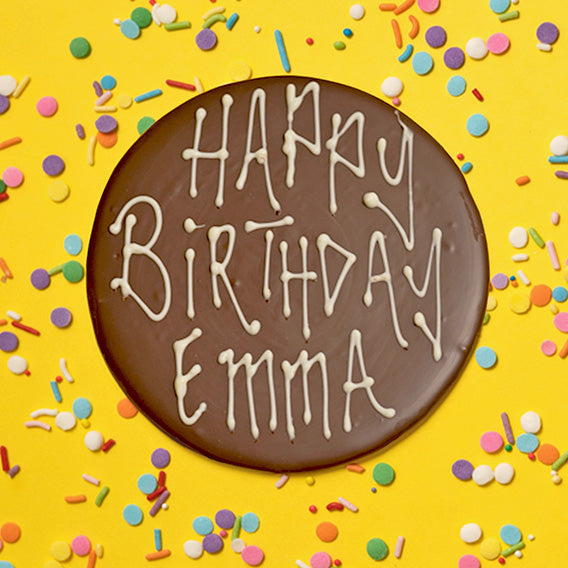 Custom Cake Plaque - (chocolate) -  Cupcake Central