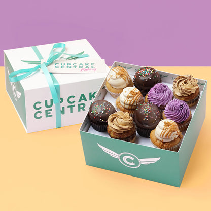 10 Assorted Mini Cupcake Gift Box (VEGAN) -  Cupcake Central