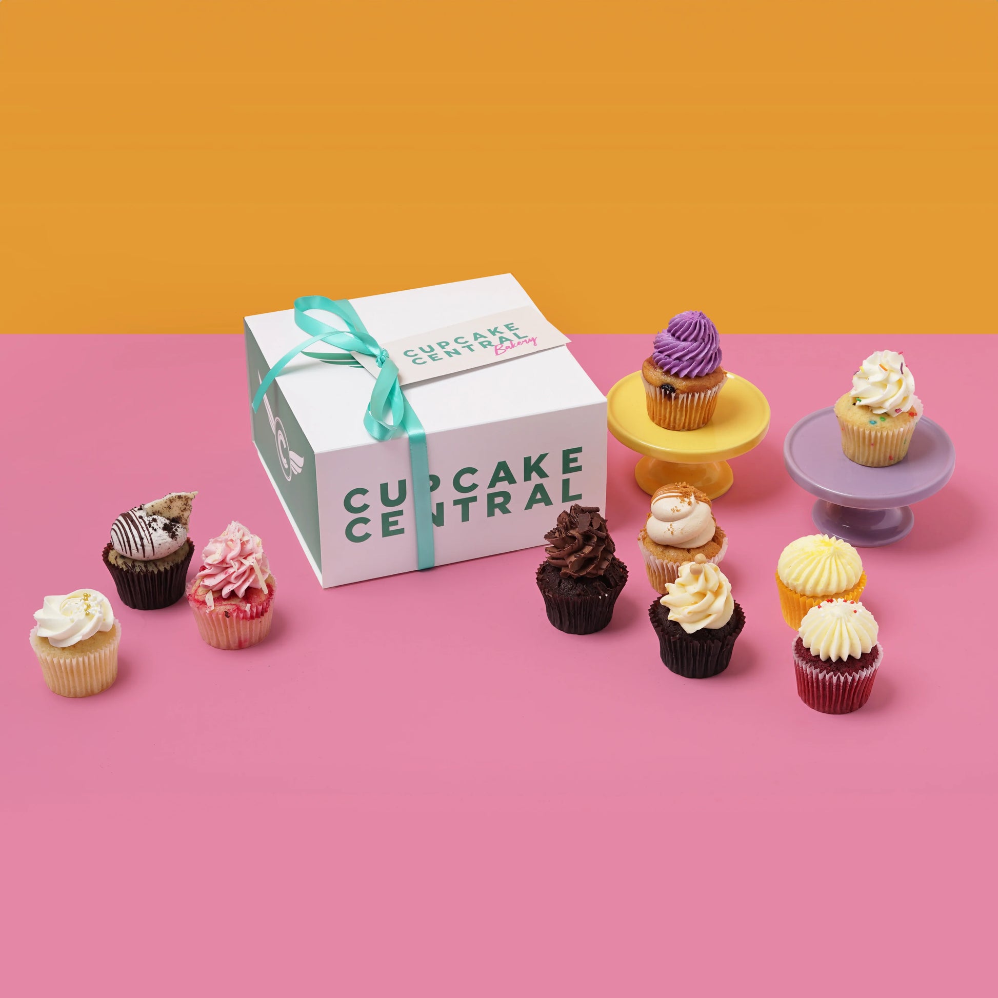 10 Assorted Mini Cupcake Gift Box -  Cupcake Central