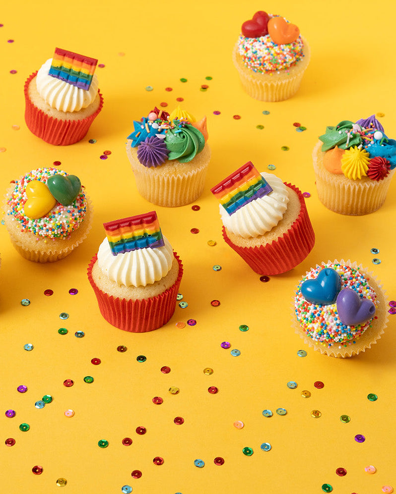 12 Pride Month Cupcake Gift Box - Vegan