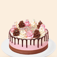 Neapolitan Birthday Cake -  Cupcake Central