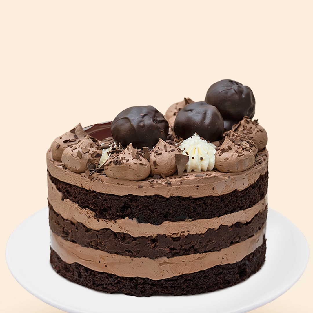 Chocolate Naked Cake -  Cupcake Central