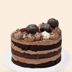 Chocolate Naked Cake -  Cupcake Central