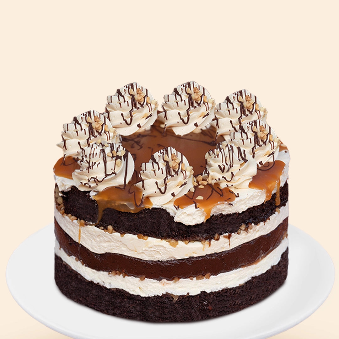 Snickers Naked Cake - (V) (GF) -  Cupcake Central