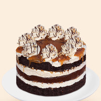 Snickers Naked Cake - (V) (GF) -  Cupcake Central