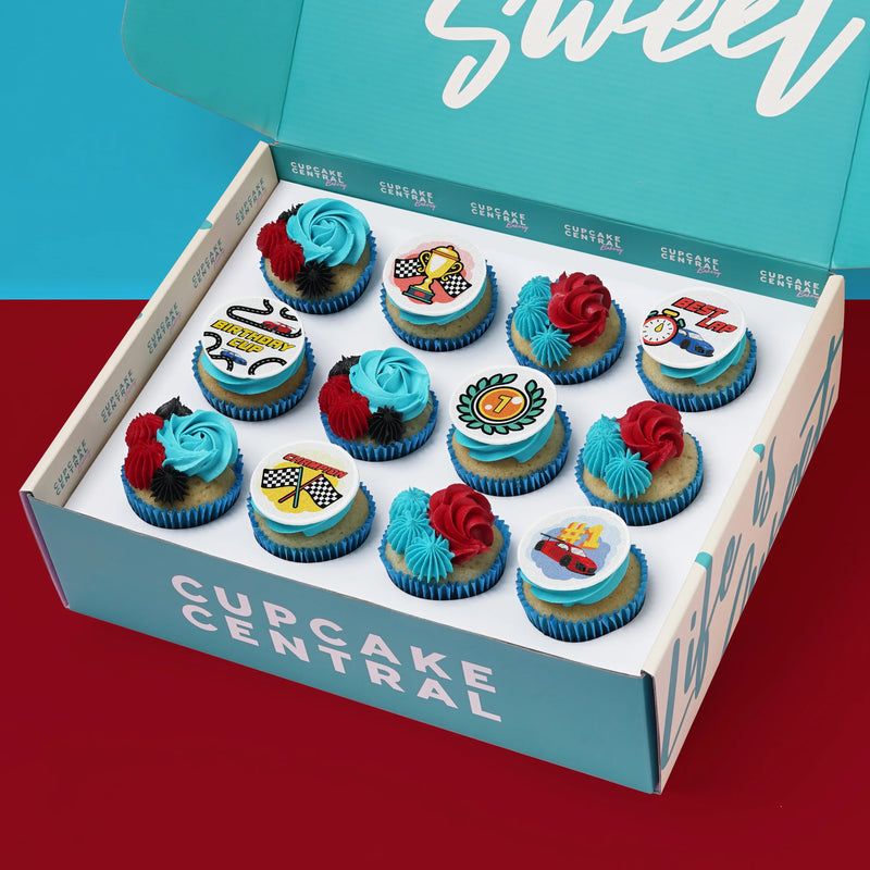 Cars Themed Cupcakes - Gift Box -  Cupcake Central