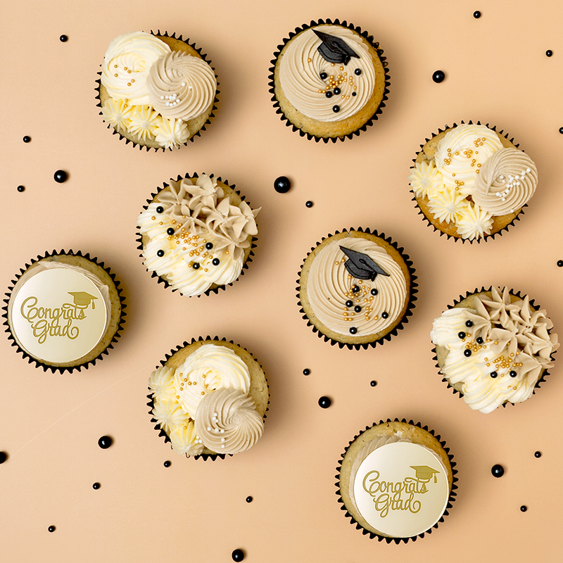 12 Graduation Cupcake Gift Box