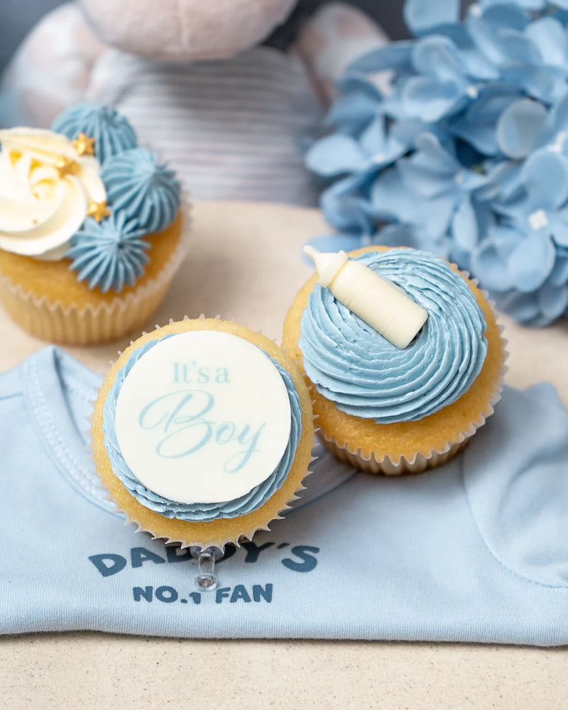 12 It's a BOY! Baby Shower Cupcake Gift box