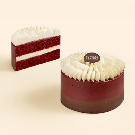 Best Red Velvet cake in Melbourne. A two layered red velvet cake with Cream cheese frosting.