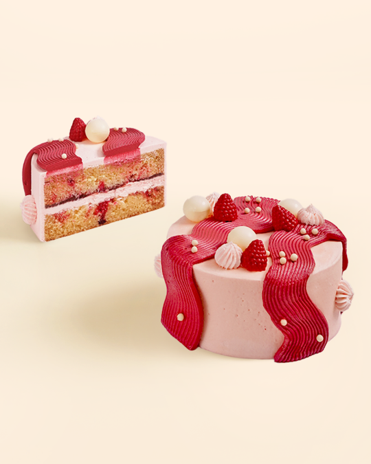 Raspberry Bliss White Chocolate Cake