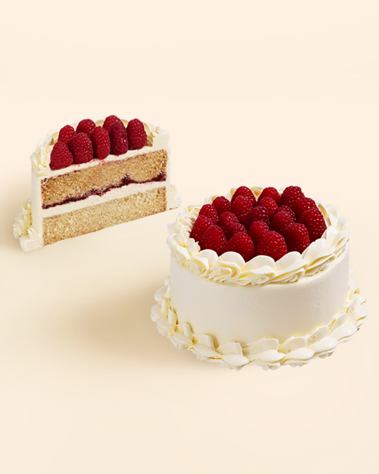 Vanilla Raspberry Cake