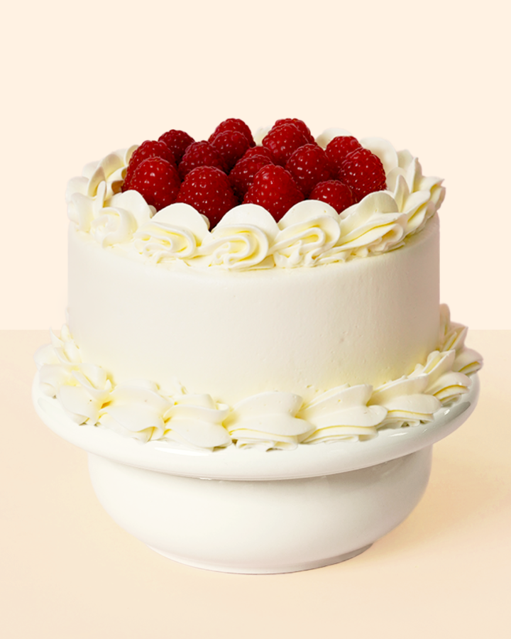 Vanilla Raspberry Cake
