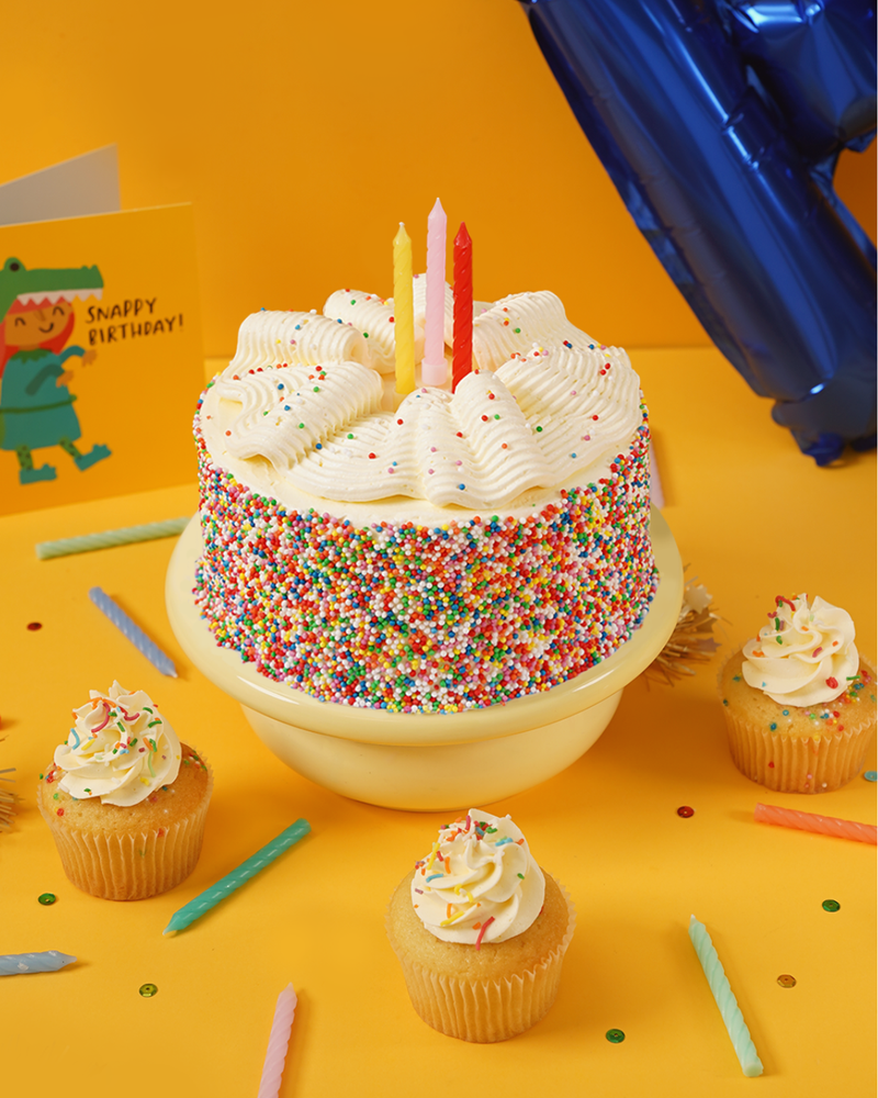 Sprinkle Bomb Birthday Cake