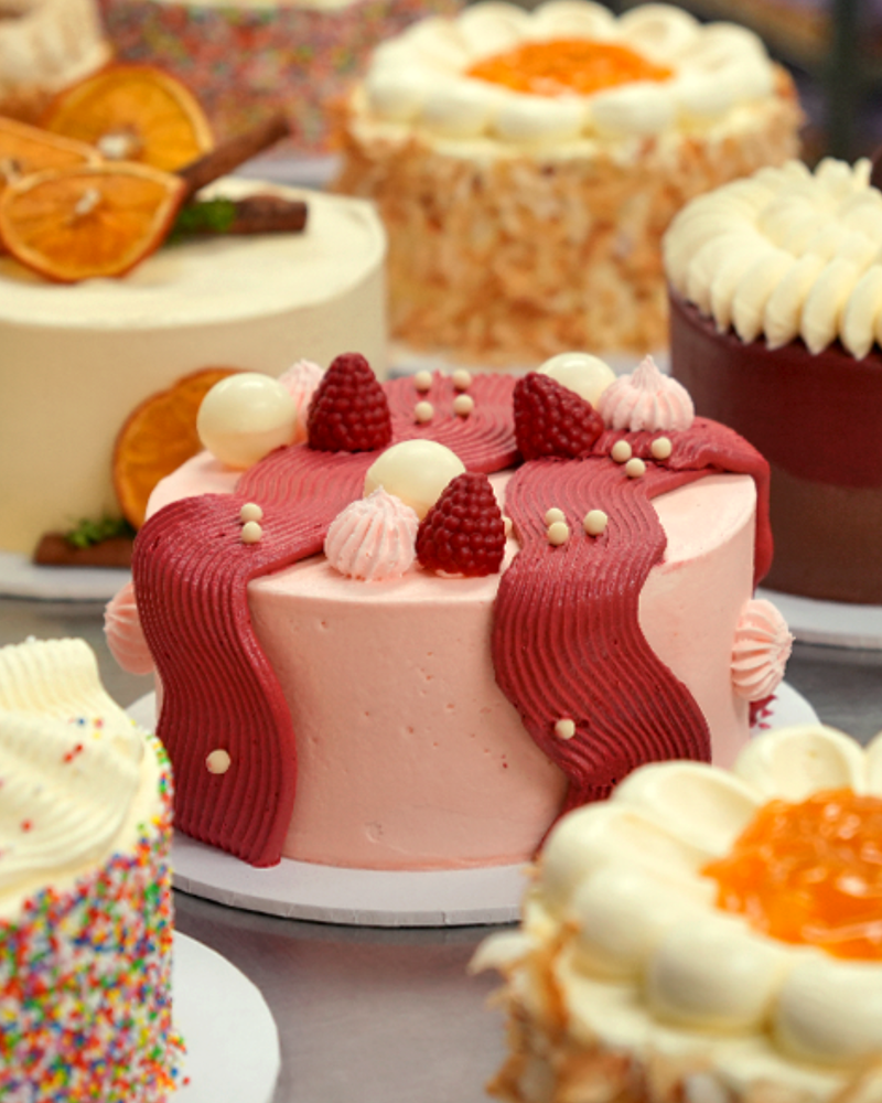 Raspberry Bliss White Chocolate Cake