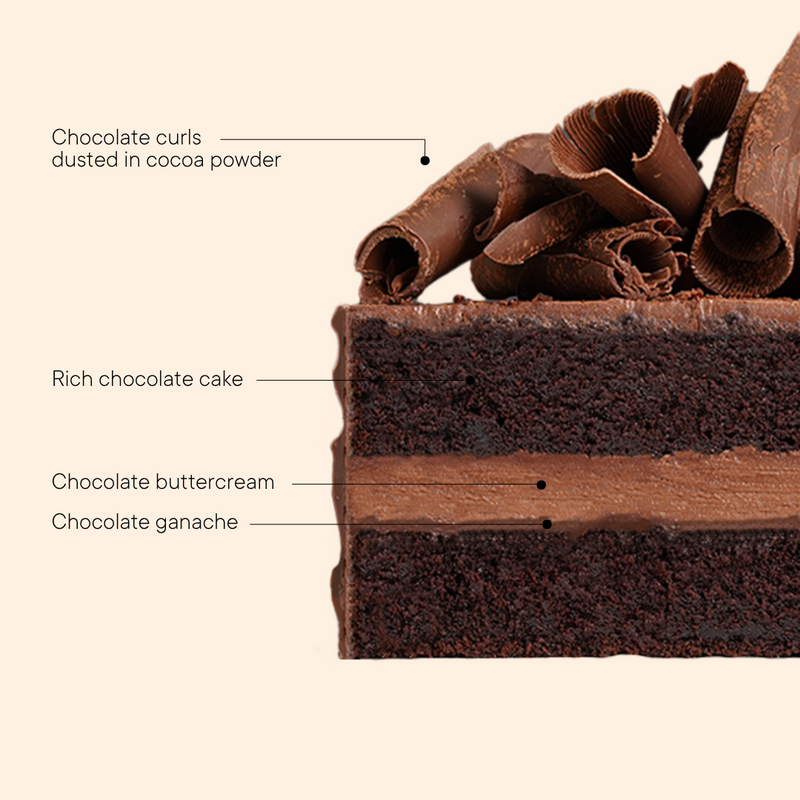 Best Chocolate cake in Melbourne. Free delivery* with next day delivery available.