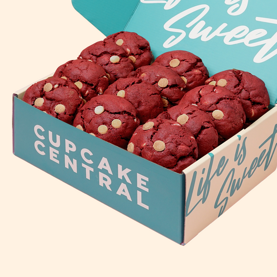 12 Red Velvet Cookie Gift Box