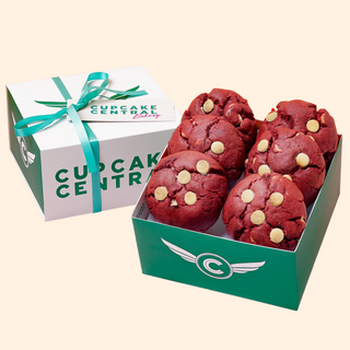 6 Red Velvet Cookie Gift Box