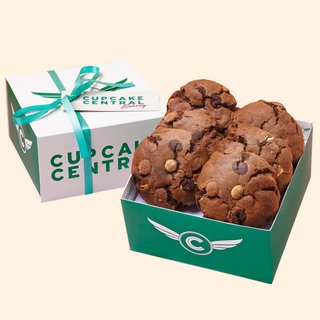 6 Triple Chocolate Chip Cookie Gift Box