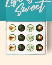 12 St Patrick's Day Cupcake Gift Box