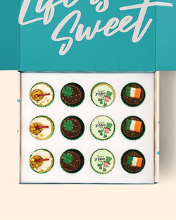12 St Patrick's Day Cupcake Gift Box