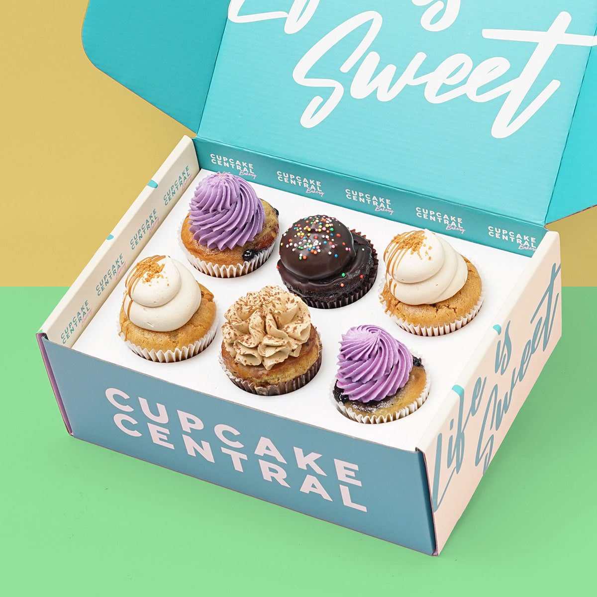 6 Assorted Cupcake Gift Box (VEGAN) -  Cupcake Central