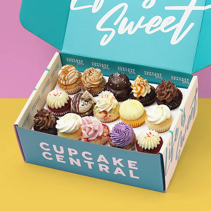 15 Assorted Mini Cupcake Gift Box -  Cupcake Central