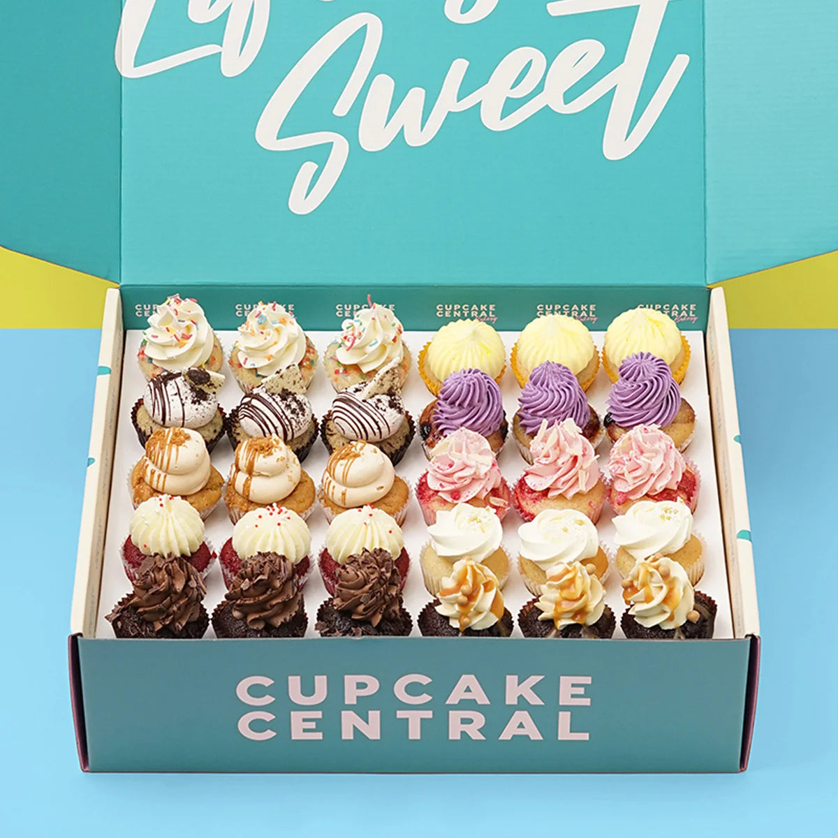 30 Assorted Mini Cupcake Gift Box -  Cupcake Central