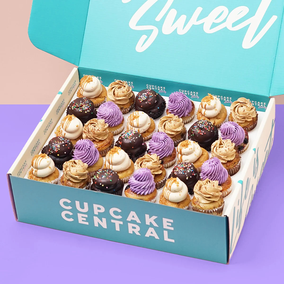 30 Assorted Mini Cupcake Gift Box (VEGAN) -  Cupcake Central