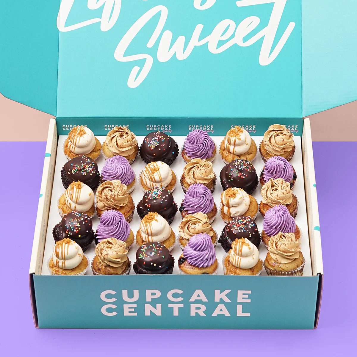 30 Assorted Mini Cupcake Gift Box (VEGAN) -  Cupcake Central