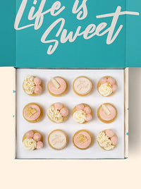 12 It's a GIRL! Baby Shower Cupcake Gift box