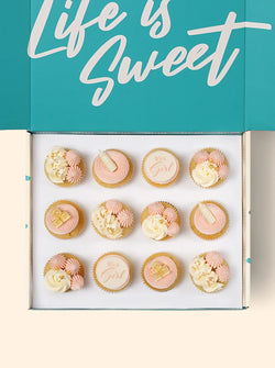 12 It's a GIRL! Baby Shower Cupcake Gift box