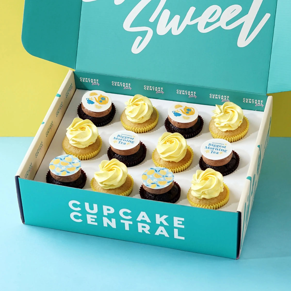 12 Australia's Biggest Morning Tea Cupcake Gift Box (VEGAN) -  Cupcake Central